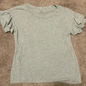 Crown & Ivy top, grey, size small